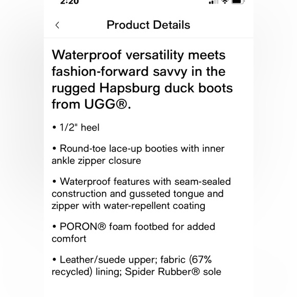 UGG Hapsburg duck boots - Picture 6 of 11